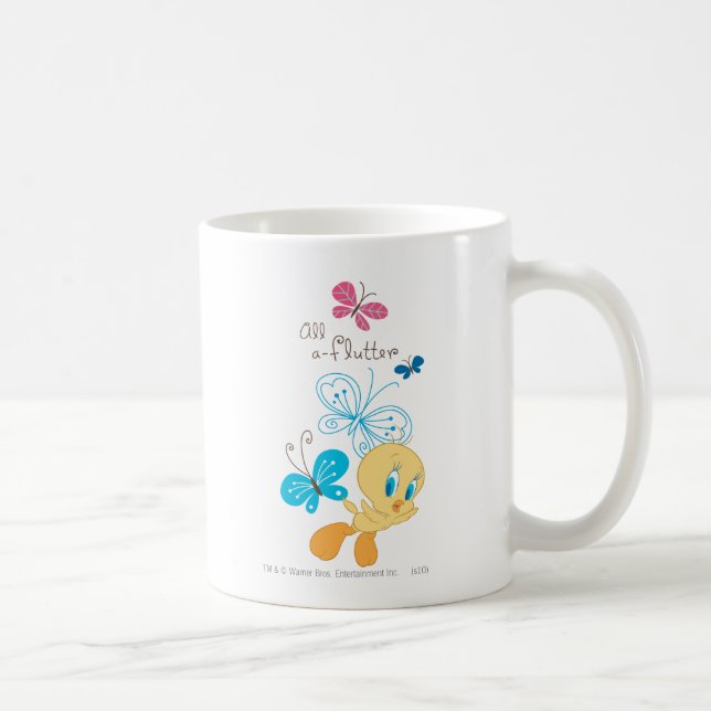 Caneca De Café TWEETY™ "Tudo a-Tremular" (Direita)
