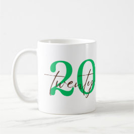 Caneca De Café Twentyeeith Year with Personalization