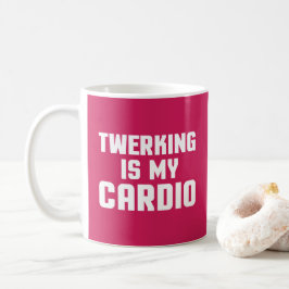 Caneca De Café Twerking é minhas cardio- citações engraçadas do