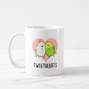 Caneca De Café Twethearts Brincadeiras Pássaros Encantados