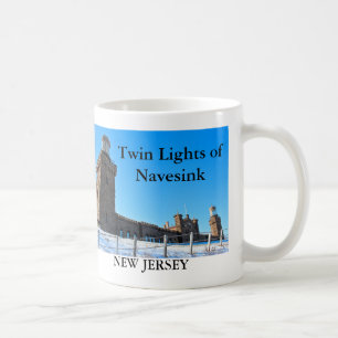 Caneca De Café Twin Lights of Navesink, New Jersey Mug