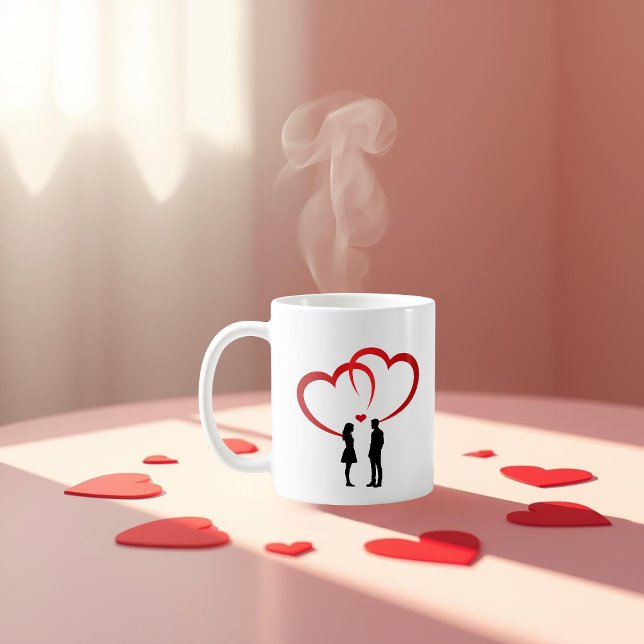 Caneca De Café Two In Love Mug (Criador carregado)