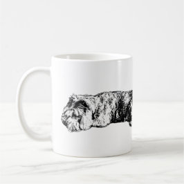 Caneca De Café Two Schnauzers – Black & White Dog Mug