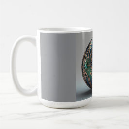 Caneca De Café Two-Tone Mug 11oz (Marble-5)