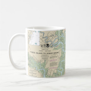 Caneca De Café Tybee Island to Doboy Sound - Gráfico 11509