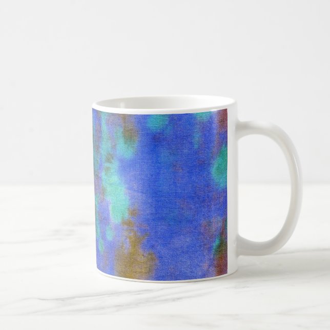 Caneca De Café Tye Dye Composition 8 por Michael Moffa (Direita)