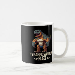 Caneca De Café Tyrannosaurus Flex Malhação Gym Funny
