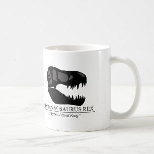 Caneca De Café Tyrannosaurus Rex Skull