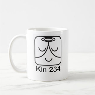 Caneca De Café Tzolkin Mago Branco Kin 234