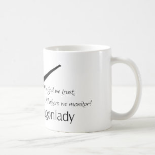 Caneca De Café U-2 no deus que nós confiamos, todo o outro nós