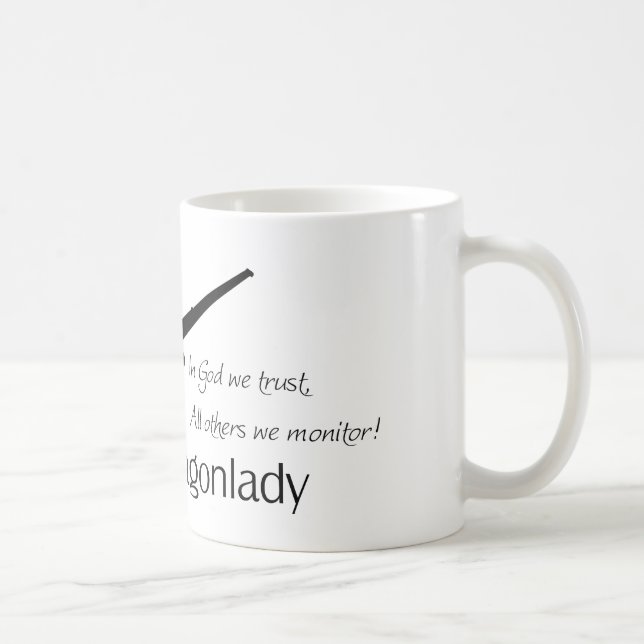 Caneca De Café U-2 no deus que nós confiamos, todo o outro nós (Direita)