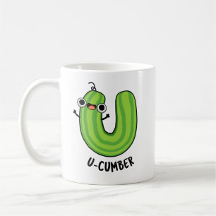 Caneca De Café U-cumber Engraçado Pepino Pun