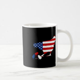Caneca De Café U Flag Happy 4 De Julho Patriótico Farmer