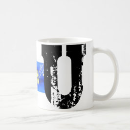 Caneca De Café U Monograma Typographics Mug