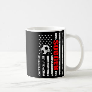 Caneca De Café U.S. Flag Soccer Patriótico Mulheres Gir
