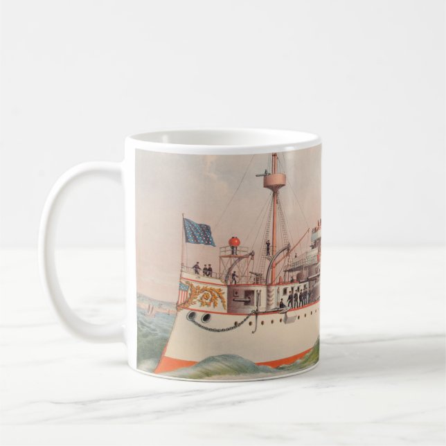Caneca De Café U.S.S. Maine (Esquerda)