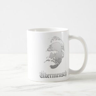 Caneca De Café Übermensch – Friedrich Nietzsche Melhor Filósofo A