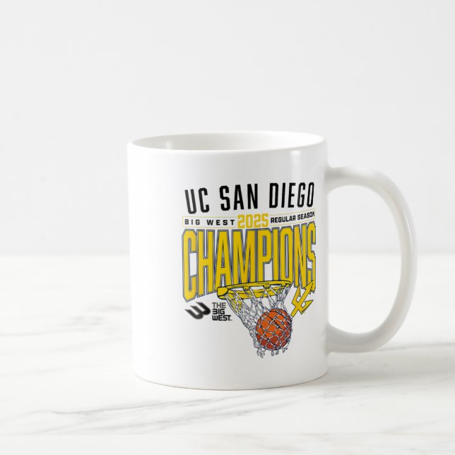Caneca De Café Uc San Diego Tretons 2025 Regular Season Basketbal (Direita)
