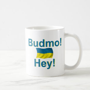 Caneca De Café Ucrânia Budmo! Hey!