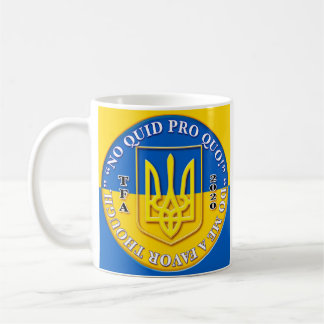 Caneca De Café Ucrânia - Coffee Mug "No Quid Pro Quo"