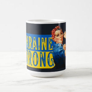 Caneca De Café Ucrânia Forte Rosie the Riveter