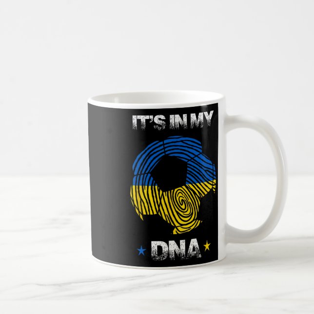 Caneca De Café Ucrânia No Meu DNA Ll Em Fã (Direita)