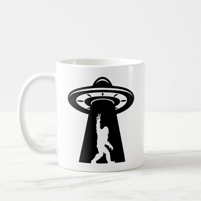 Caneca De Café UfO Bigfoot (Esquerda)