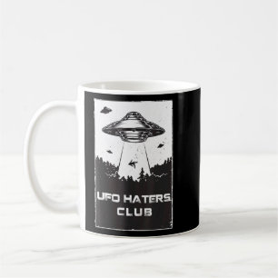 Caneca De Café Ufo Hater Club Anti Ufo Social Para Homens
