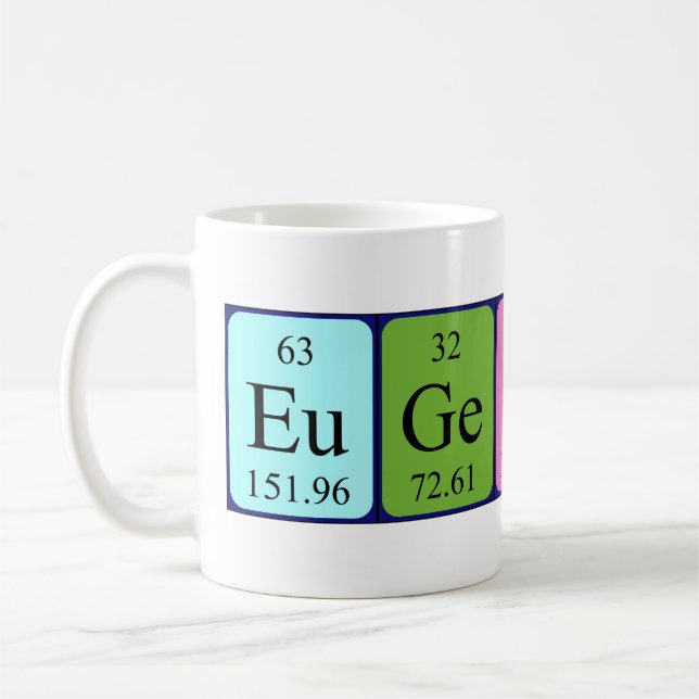 Caneca De Café Ugenio mesa periódica (Esquerda)