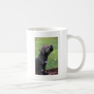 Caneca De Café Uivos do lobo do bebê