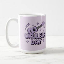 Caneca De Café Ukulele Day Mug