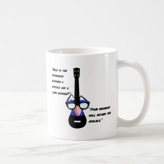 Caneca De Café Ukuleles e lawnmowers
