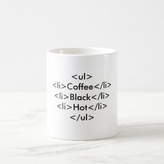 Caneca De Café <ul><li>Café</li><li>Preto</li><li>Quente</li></…