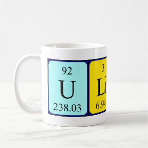 Caneca De Café Ulisa o nome periódico da mesa