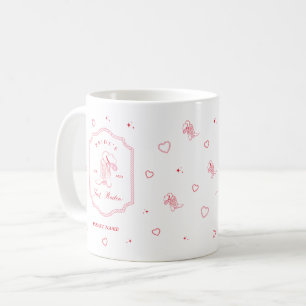 Caneca De Café Última Bachelorette Rodeada da Noiva
