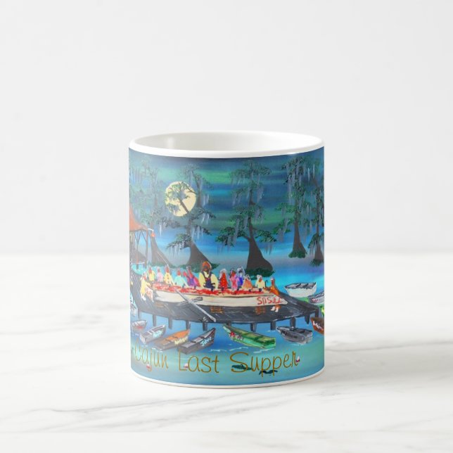 CANECA DE CAFÉ ÚLTIMA CEIA DE CAJUN (Centro)