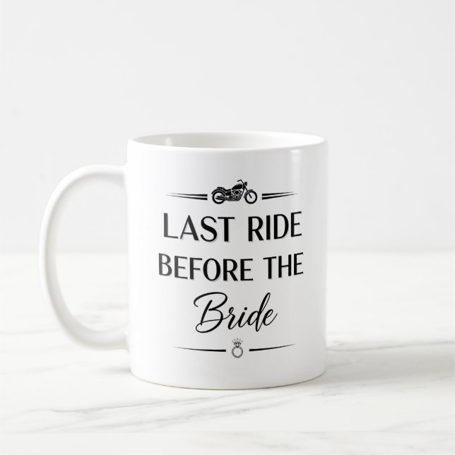 Caneca De Café Última Corrida Antes da Noiva  (Esquerda)