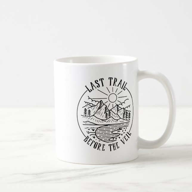 Caneca De Café Última Trilha Antes Da Dama de Honra Solteira (Direita)