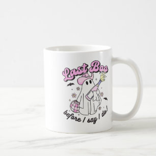 Caneca De Café Último Boo antes de dizer que faço cowgirl Ghost D