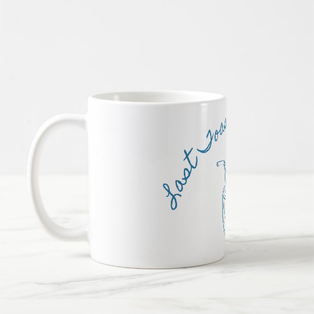 Caneca De Café Último brinde na costa Projeto de despedida de sol (Esquerda)