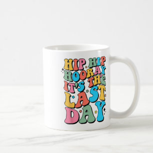 Caneca De Café Último Dia Da Escola Alô Professor De Verão Para M