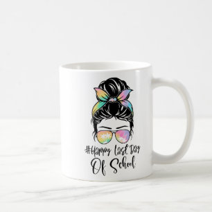 Caneca De Café Último Dia Da Escola, Chupa-Tie Dye Verão