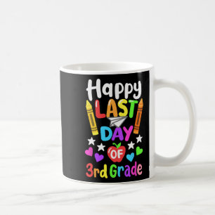 Caneca De Café Último Dia De Aula 3ª Série Turma De 2024 Crianças