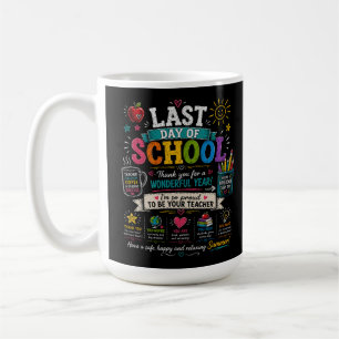 Caneca De Café Último Dia de Aula Orgulhoso de Ser Seu Professor