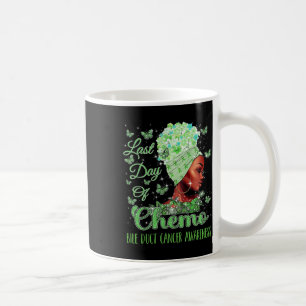 Caneca De Café Último Dia De Quimioterapia Conscientização do Cân