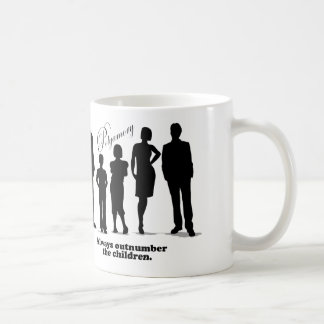 Caneca De Café Ultrapasse sempre as crianças - Polyamory