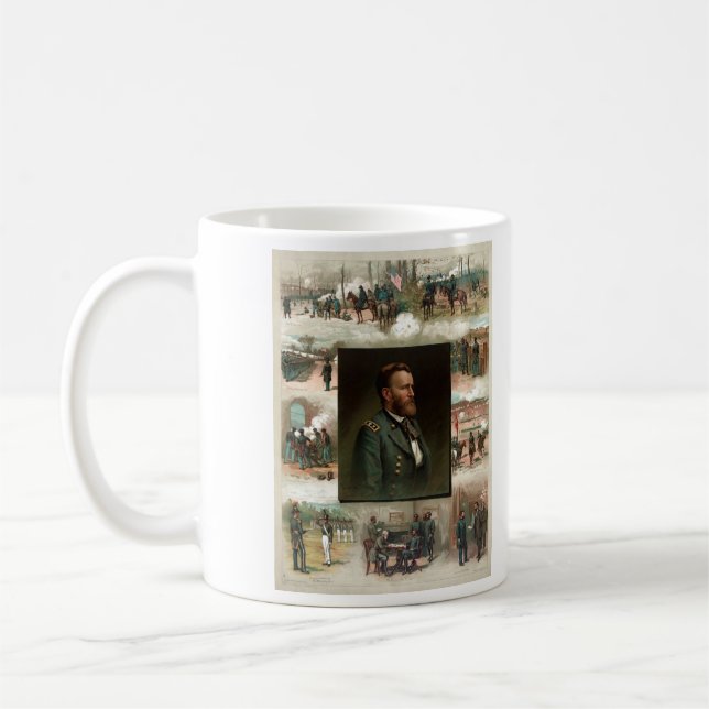 Caneca De Café Ulysses S. Grant de West Point a Appomattox (Esquerda)