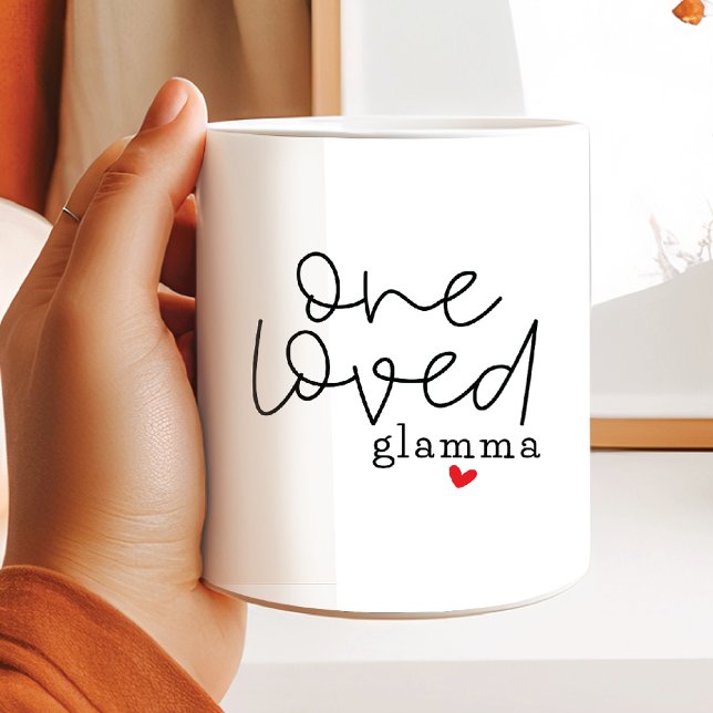 Caneca De Café Um Amado Glamma (Criador carregado)