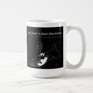 Caneca De Café Um amigo real é…