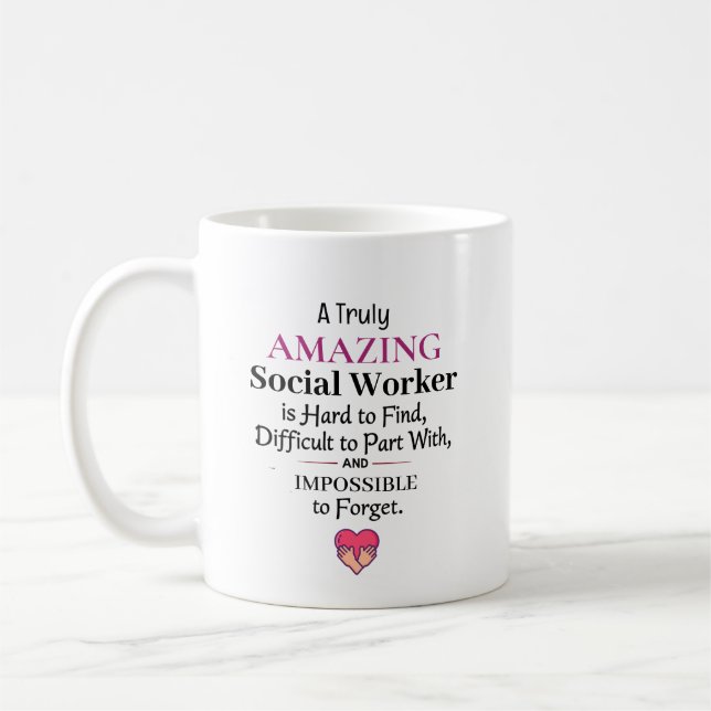Caneca De Café Um Assistente Social Verdadeiramente Incrível (Esquerda)